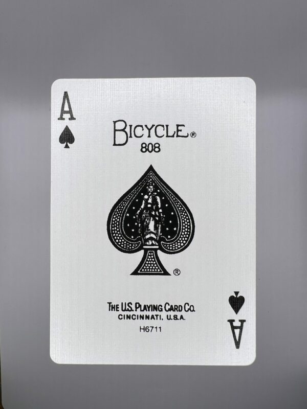 Ace Spades gaff card printed on Bicycle stock (Blank Back) - Discount Magic