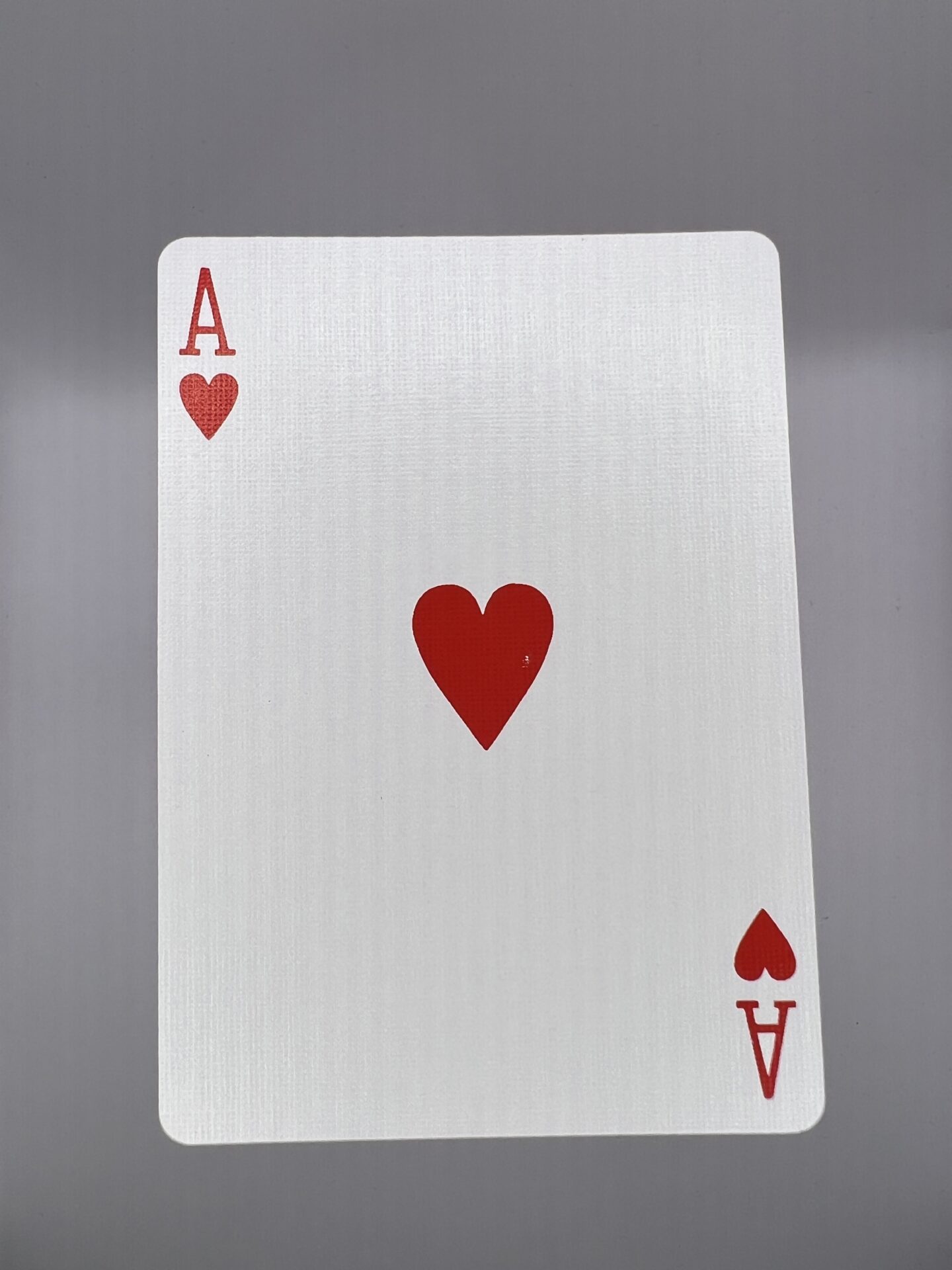 Ace Hearts Ace Clubs Double Face gaff card printed on Bicycle stock ...